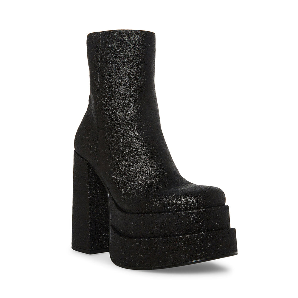 Steve Madden Cobra Bootie BLACK GLITTER Ankle boots All Products
