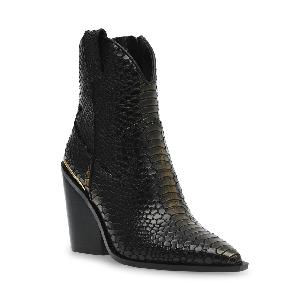 Steve Madden Torrey Bootie BLK/BRONZE Ankle boots All Products