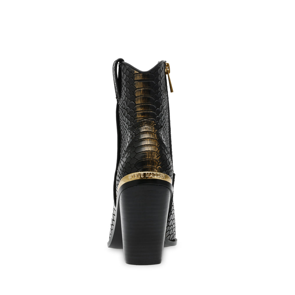 Steve Madden Torrey Bootie BLK/BRONZE Ankle boots All Products