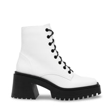 Steve Madden Freeport Bootie WHITE LEATHER Ankle boots All Products