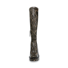 Steve Madden Aligned Boot GREY SNAKE Boots All Products