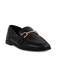 Steve Madden Carrine Loafer BLACK LEATHER Flat shoes All Products