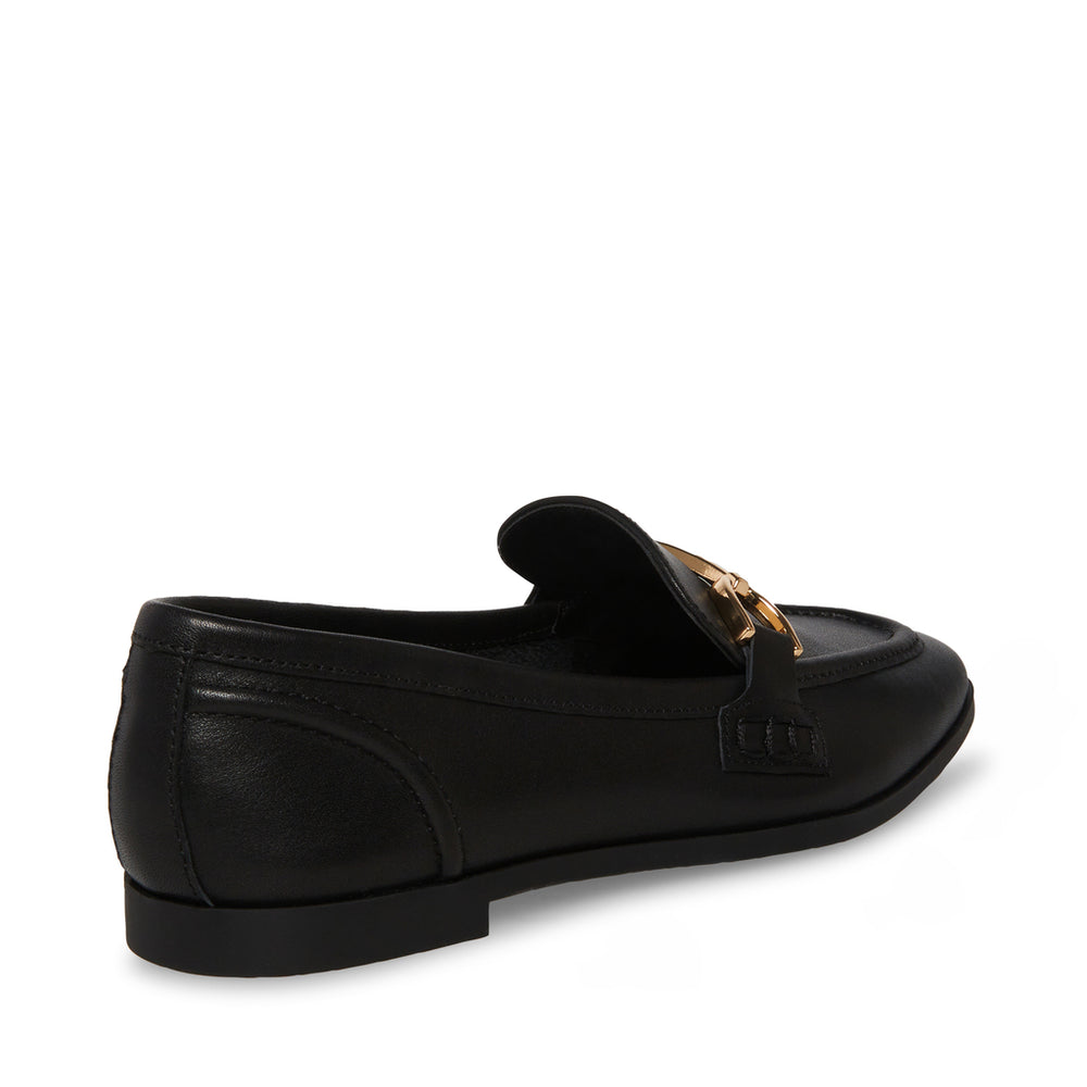 Steve Madden Carrine Loafer BLACK LEATHER Flat shoes All Products