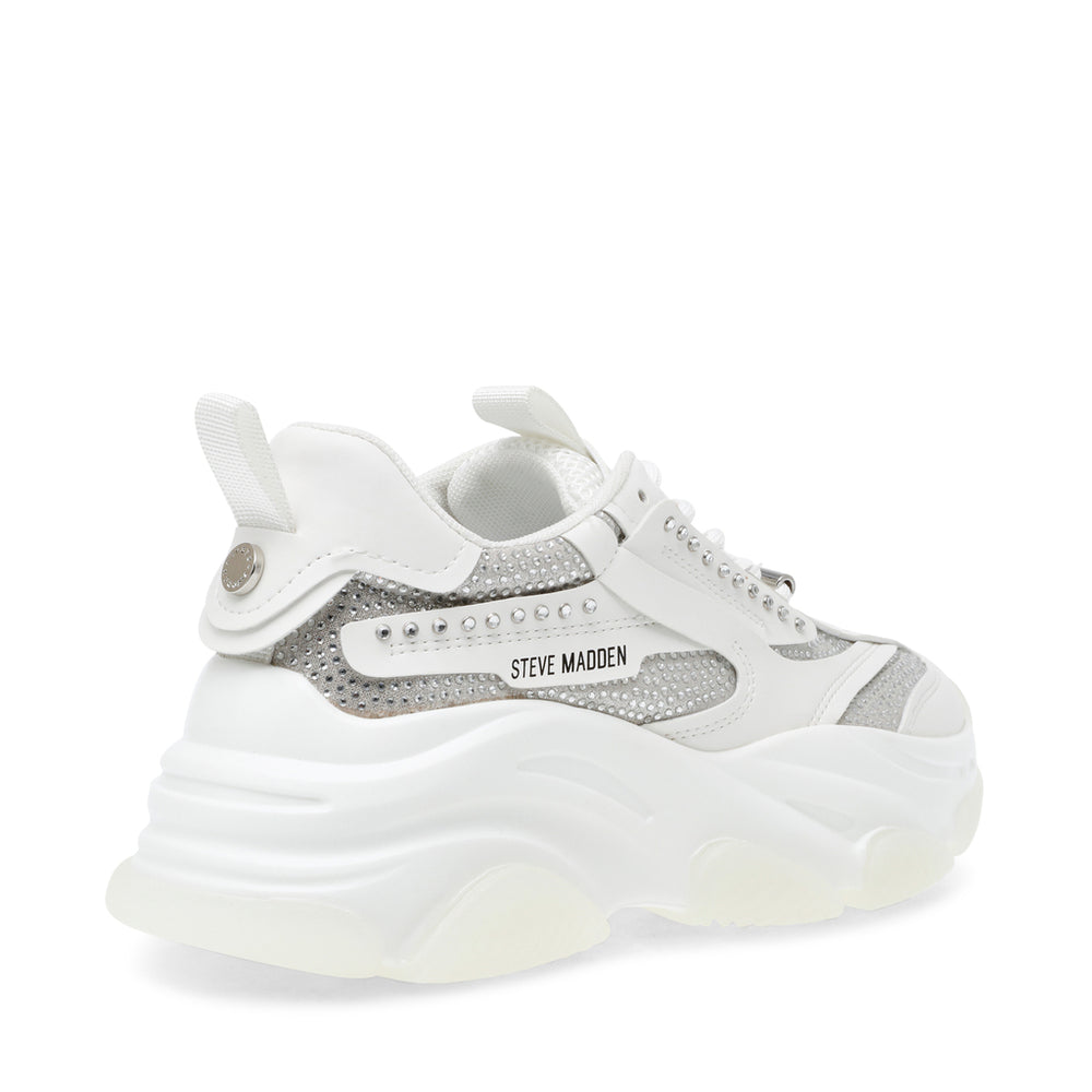Steve Madden Possesionr Sneaker WHITE Sneakers All Products