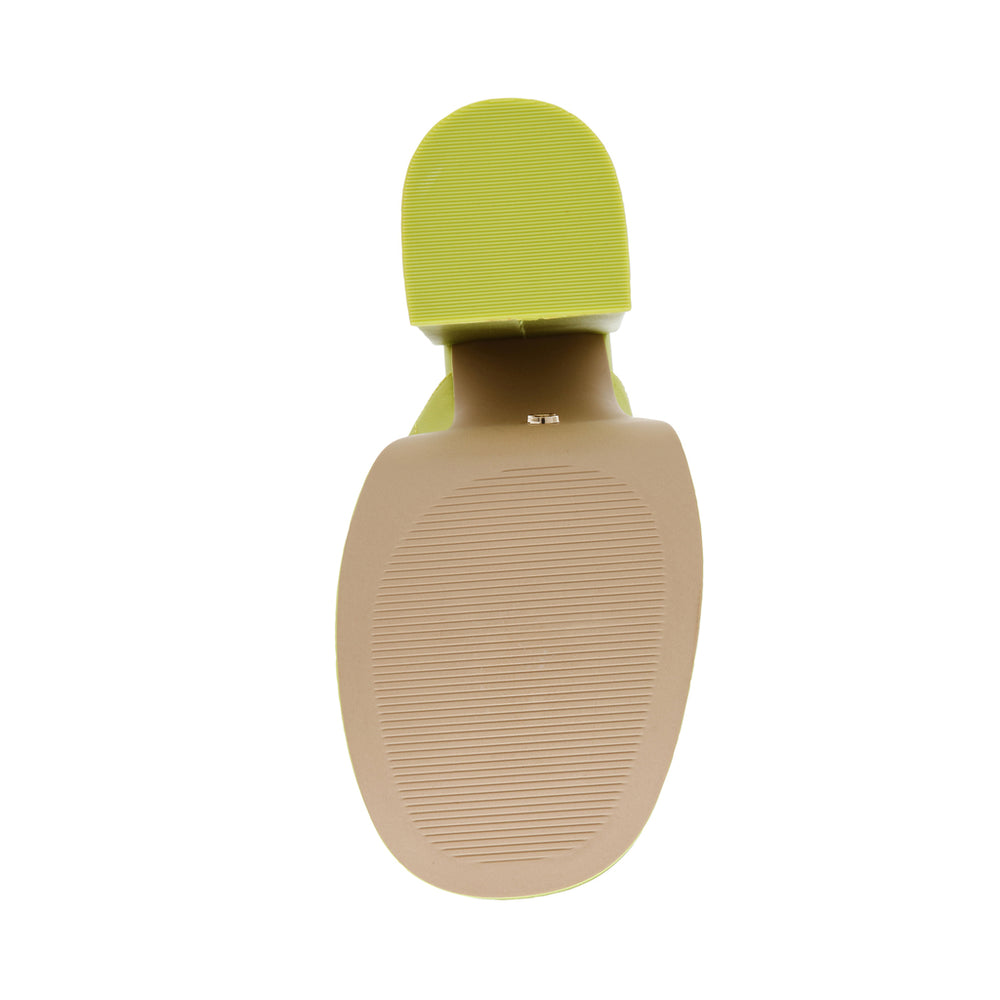 Steve Madden Cagey Sandal LIME SATIN Sandals All Products