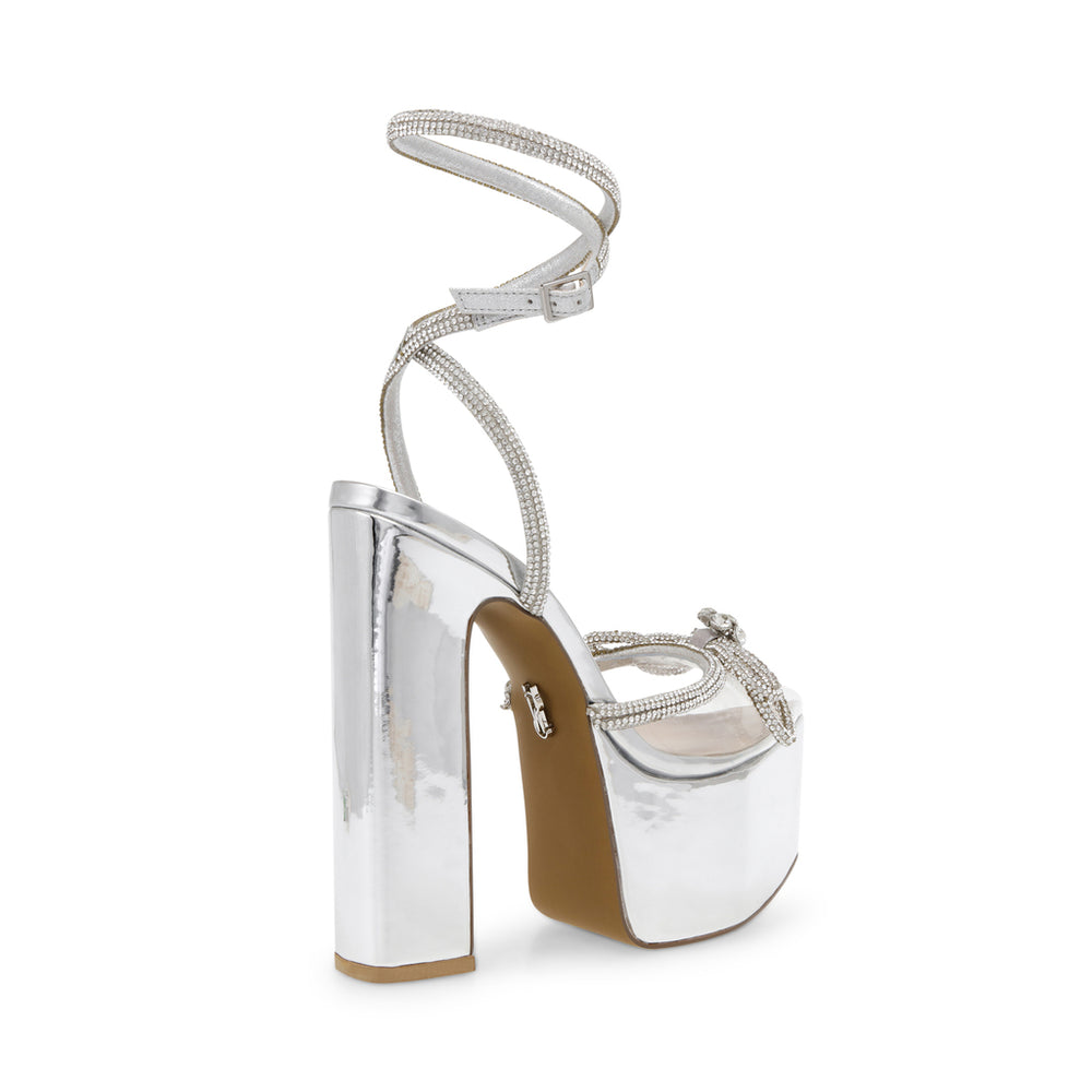 Steve Madden Bellisima Sandal SILVER Sandals All Products