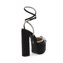 Steve Madden Bellisima Sandal BLACK SATIN Sandals All Products