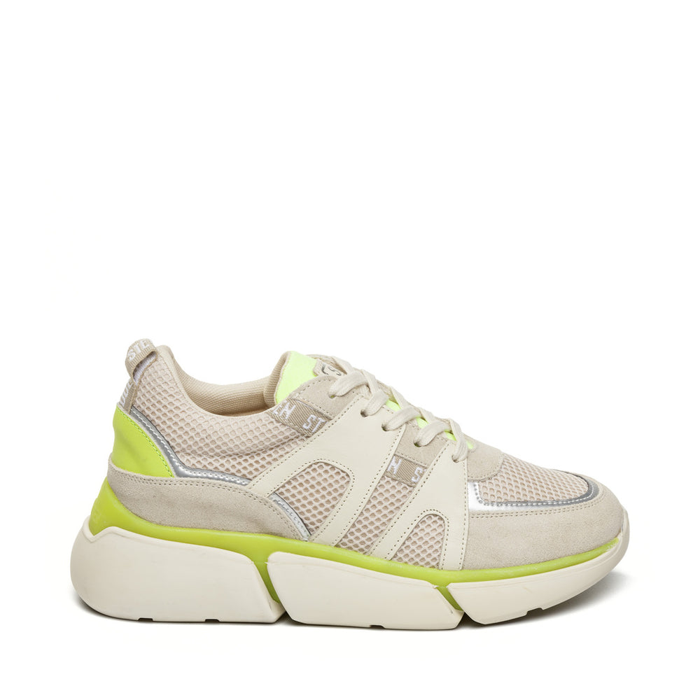 Steve Madden Mashup Sneaker BONE/YELLOW Sneakers All Products