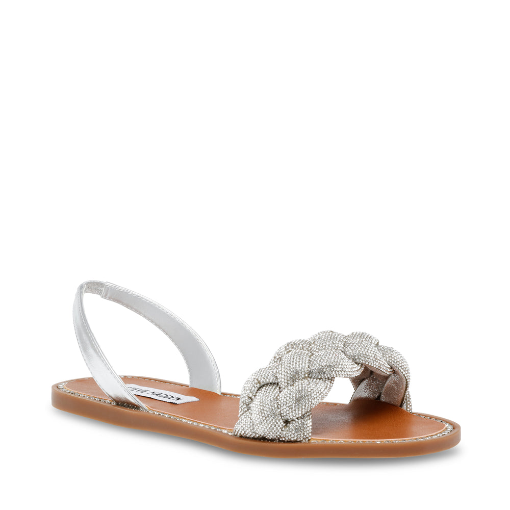 Steve Madden Noles Sandal SILVER Sandals All Products