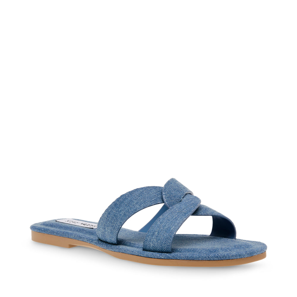 Steve Madden Precisely Sandal BLUE DENIM Sandals All Products