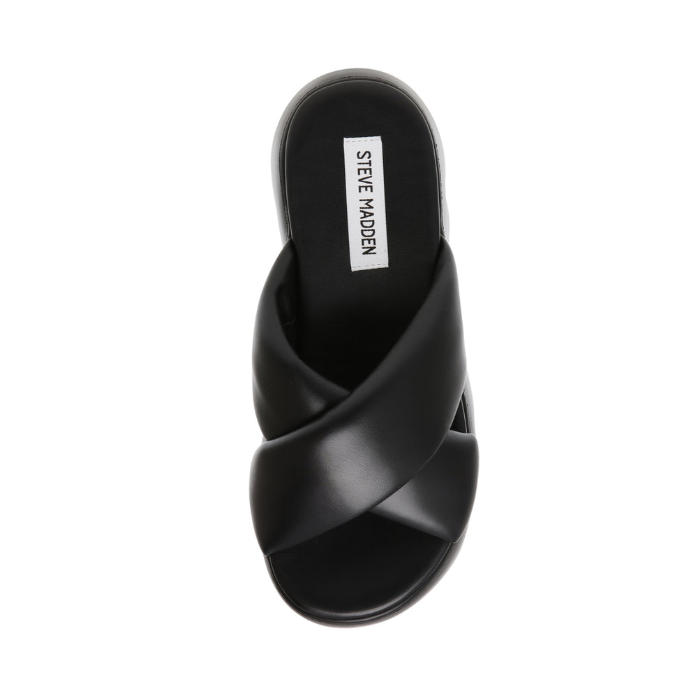 Steve Madden Broadcast Sandal BLACK Sandals All Products