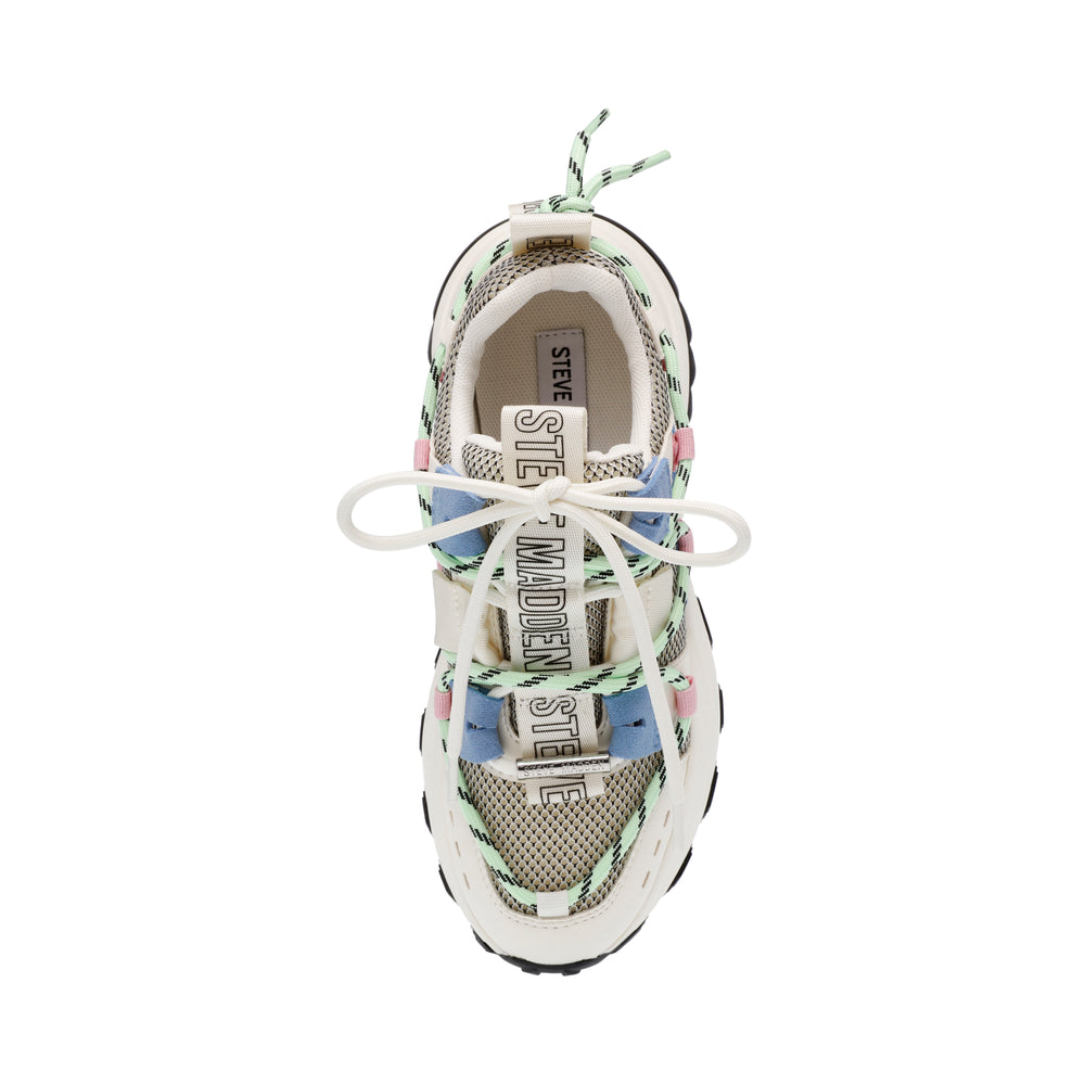 Steve Madden Tazmania Sneaker WHT/LT BLUE Sneakers 90's Nostalgia