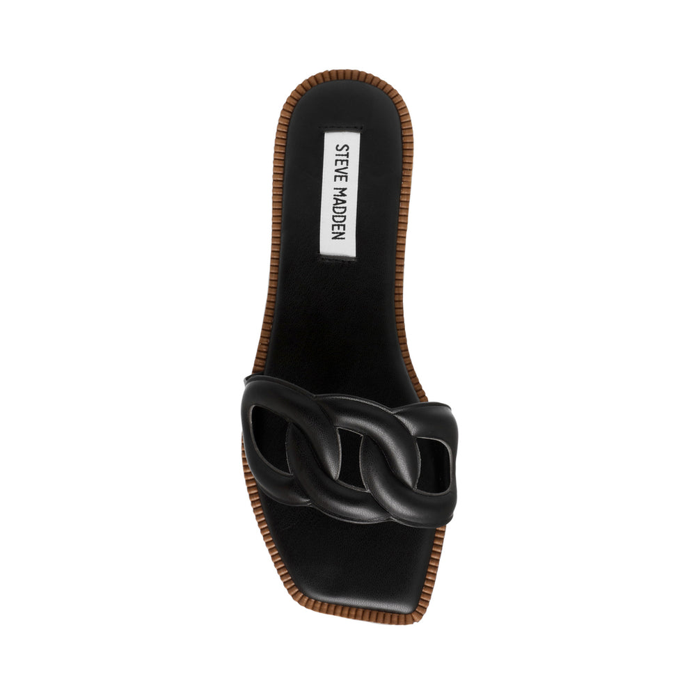 Steve Madden Stash Sandal BLACK Sandals All Products