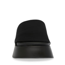 Steve Madden Throw back Sandal BLACK Sandals All Products