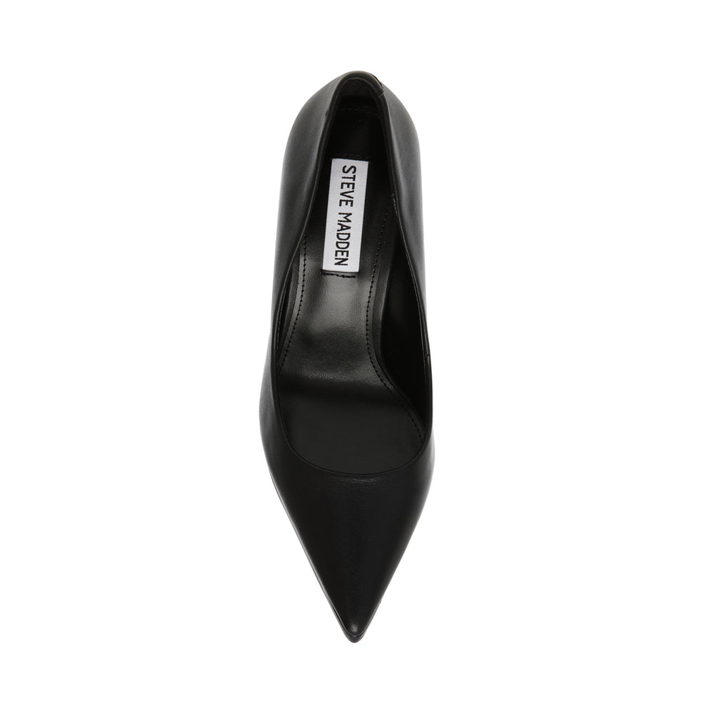 Steve Madden Klassy Pump BLACK LEATHER Pumps All Products