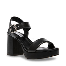 Steve Madden Freefall Sandal BLACK LEATHER Sandals All Products