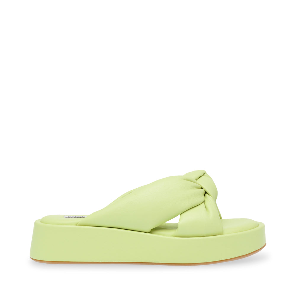 Steve Madden Big city Sandal LIME Sandals All Products