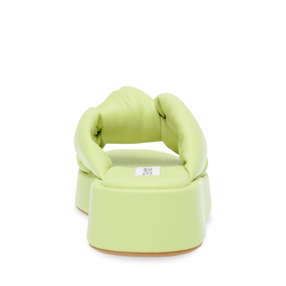 Steve Madden Big city Sandal LIME Sandals All Products