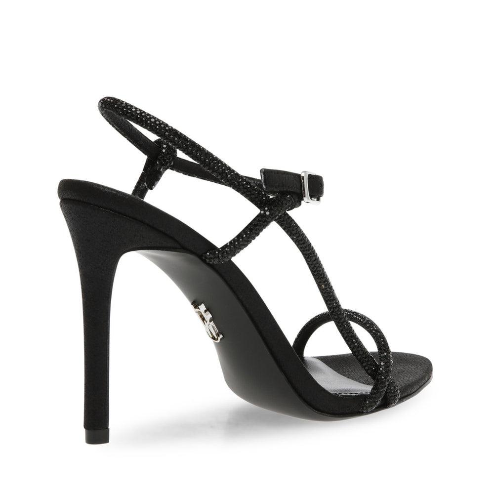 Steve Madden Melania Sandal BLACK CRYSTAL Sandals All Products