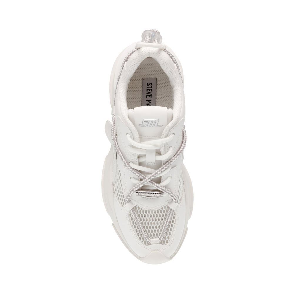 Steve Madden Bonanza Sneaker SILVER/WHITE Sneakers All Products