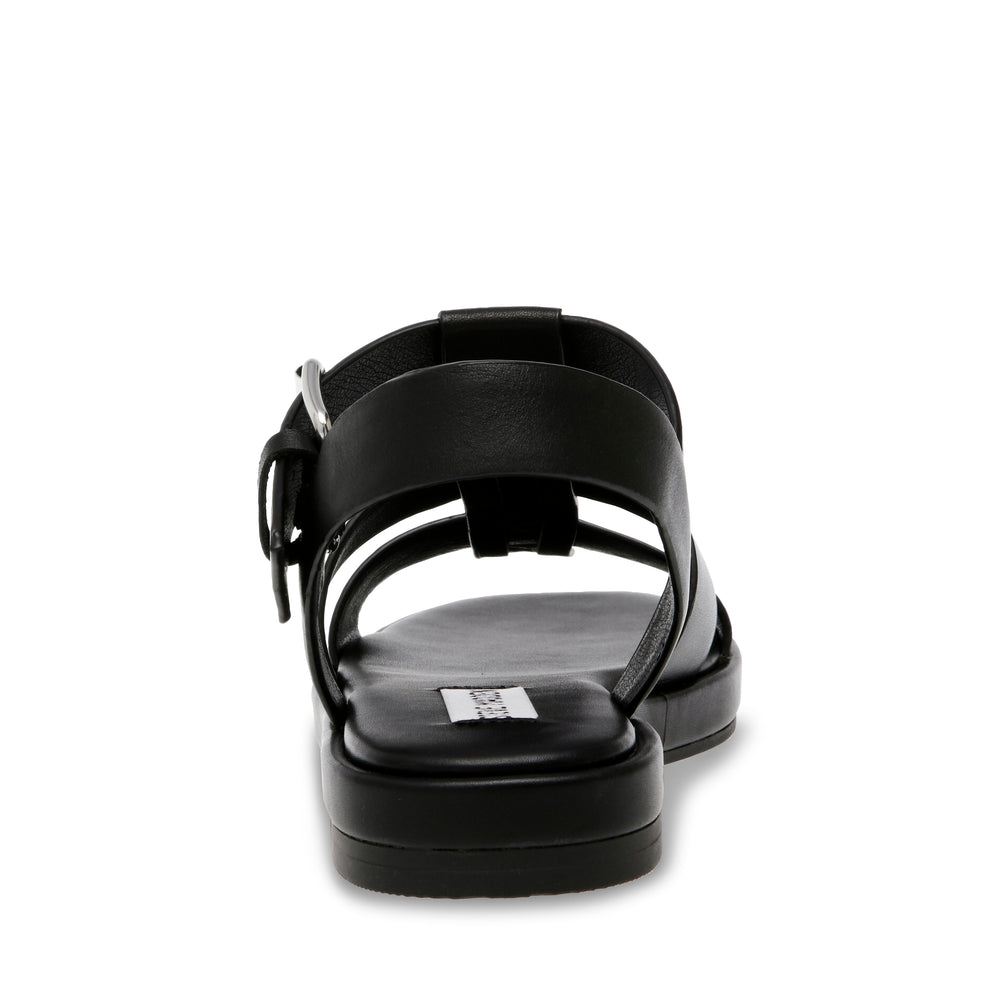Steve Madden El Nino Sandal BLACK LEATHER Sandals All Products