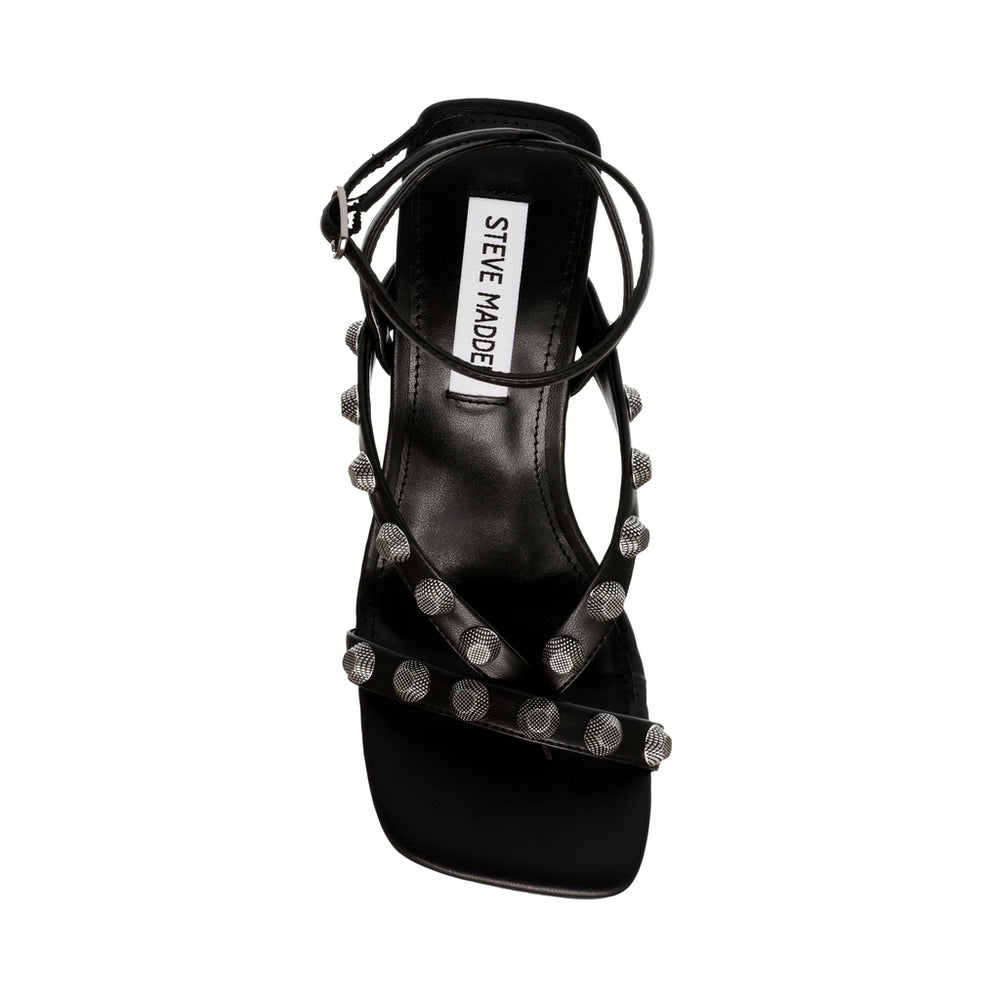 Steve Madden Adaline Sandal BLACK WITH STUDS Sandals All Products