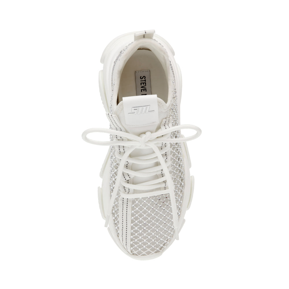 Steve Madden Poise Sneaker WHITE Sneakers All Products