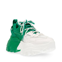 Steve Madden Rhythmic Sneaker WHITE/GREEN Sneakers All Products