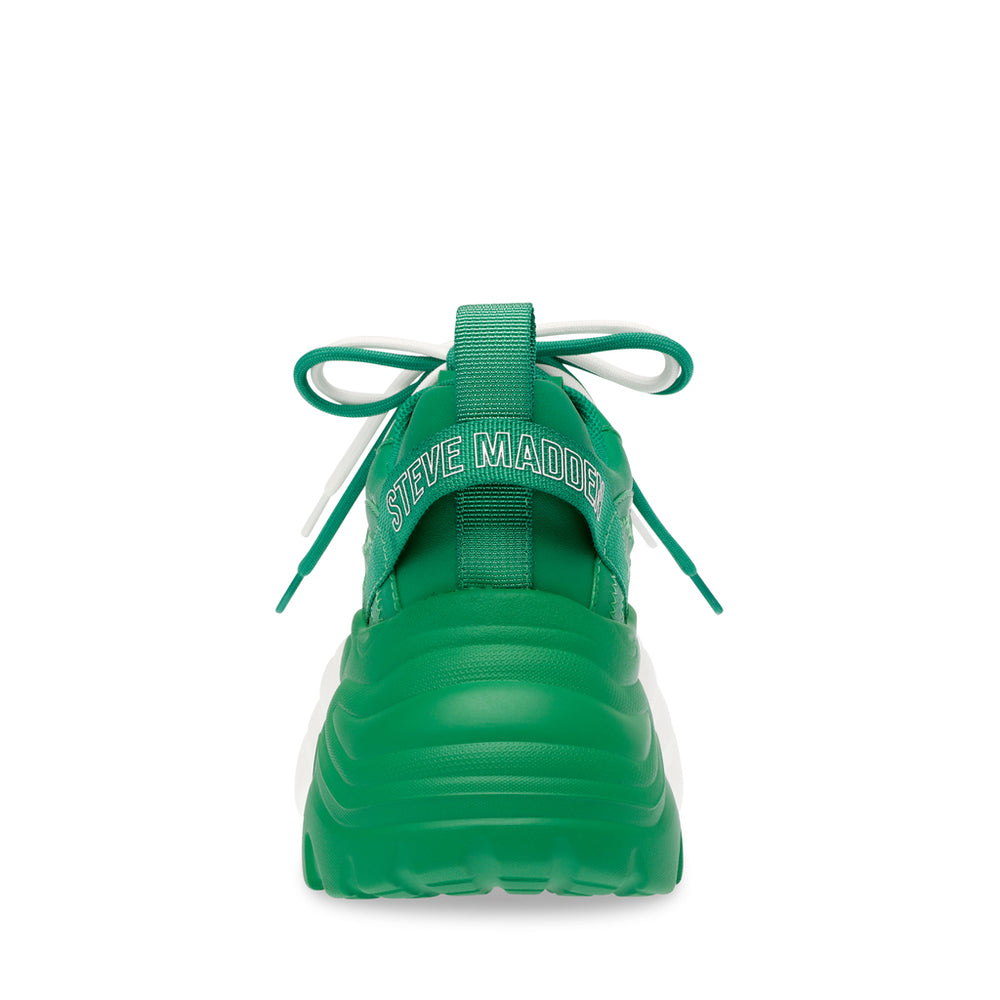 Steve Madden Rhythmic Sneaker WHITE/GREEN Sneakers All Products