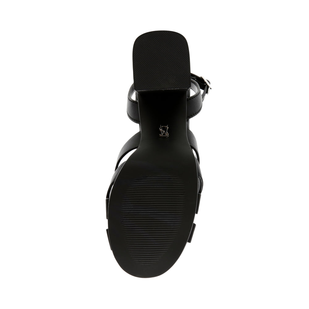 Steve Madden Fortezza Sandal BLK ACTION LEATHER Sandals All Products