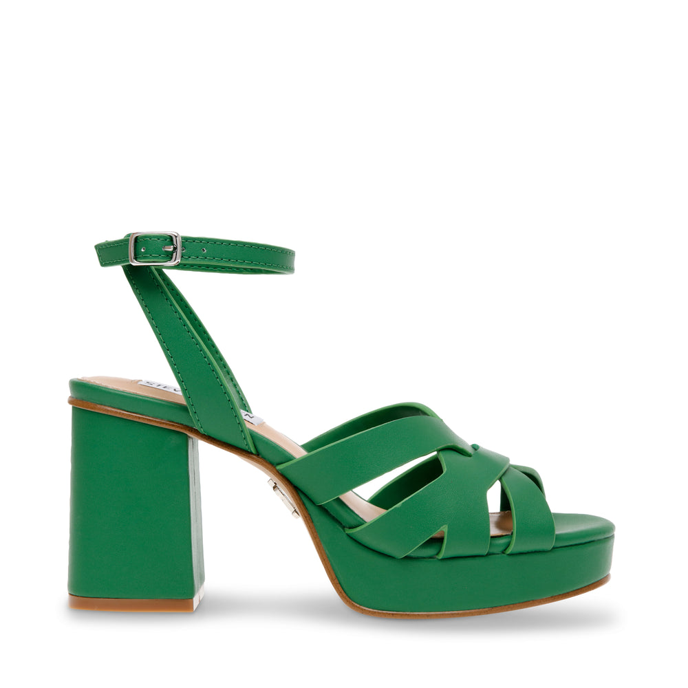 Steve Madden Fortezza Sandal GRN ACTION LEATHER Sandals All Products