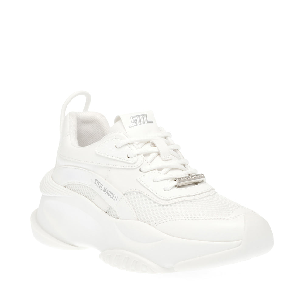Steve Madden Belissimo Sneaker WHITE/WHITE Sneakers 90's Nostalgia