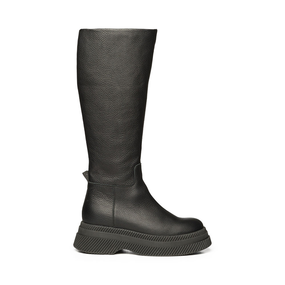 Steve Madden Gylana Boot BLACK LEATHER Boots All Products
