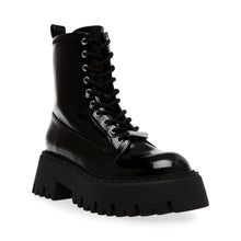 Steve Madden Over-ride Bootie BLACK PATENT Ankle boots 90's Nostalgia