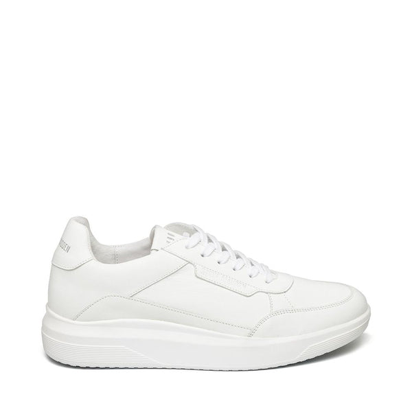 Steve Madden Men Astor Sneaker WHITE LEATHER Sneakers All Products