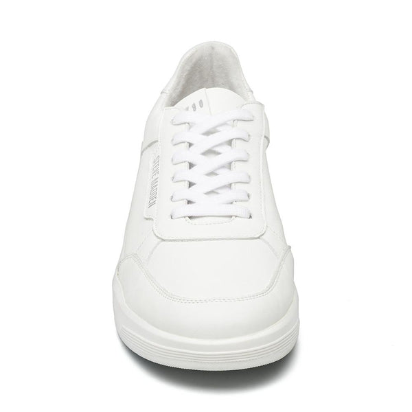 Steve Madden Men Astor Sneaker WHITE LEATHER Sneakers All Products