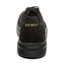 Steve Madden Men Astor Sneaker BLACK LEATHER Sneakers All Products