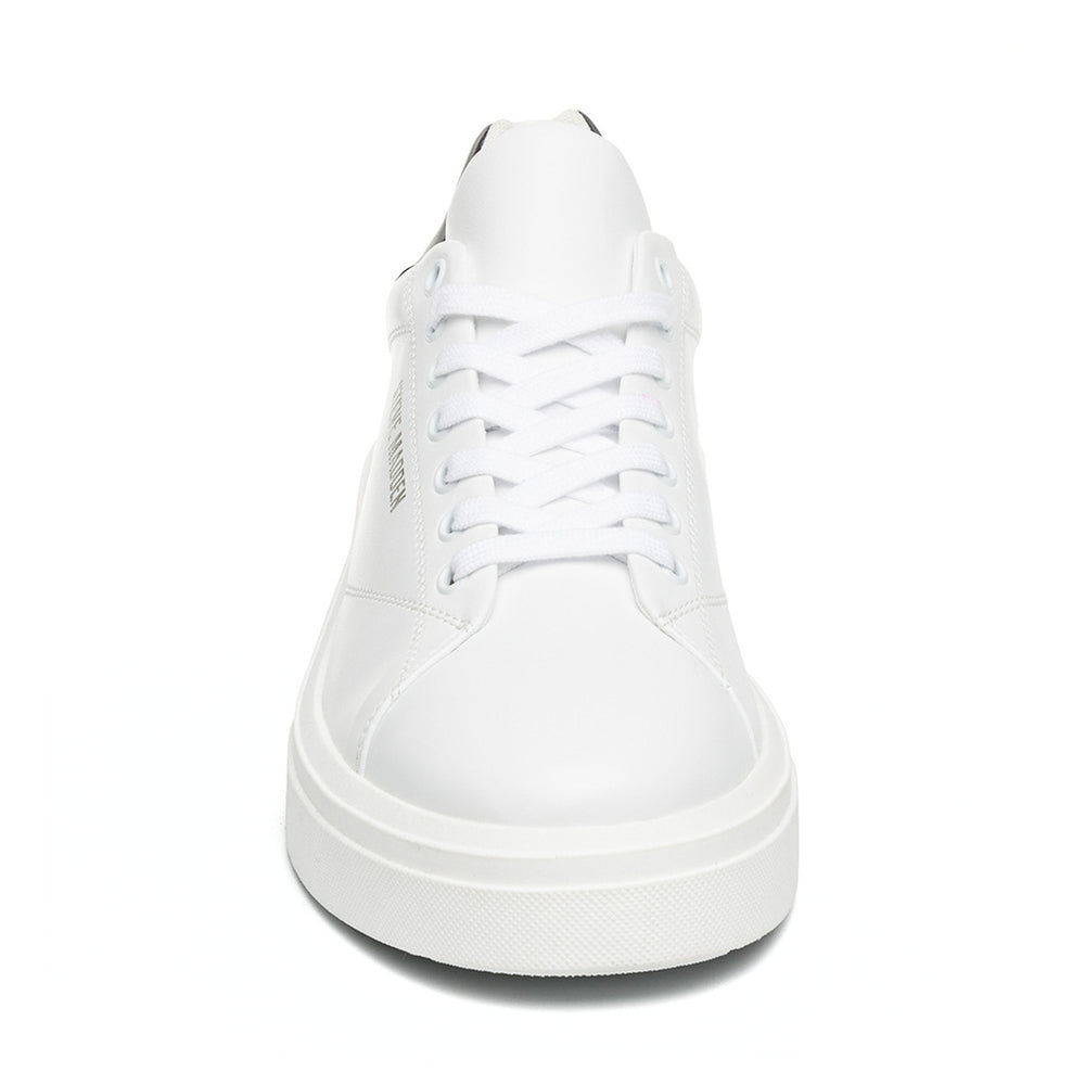 Steve Madden Men Fynner Sneaker WHITE LEATHER Sneakers All Products