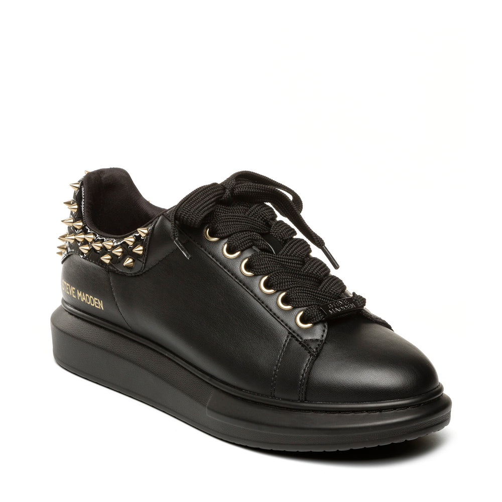 Steve Madden Men Frosting Sneaker BLACK/GOLD Sneakers All Products