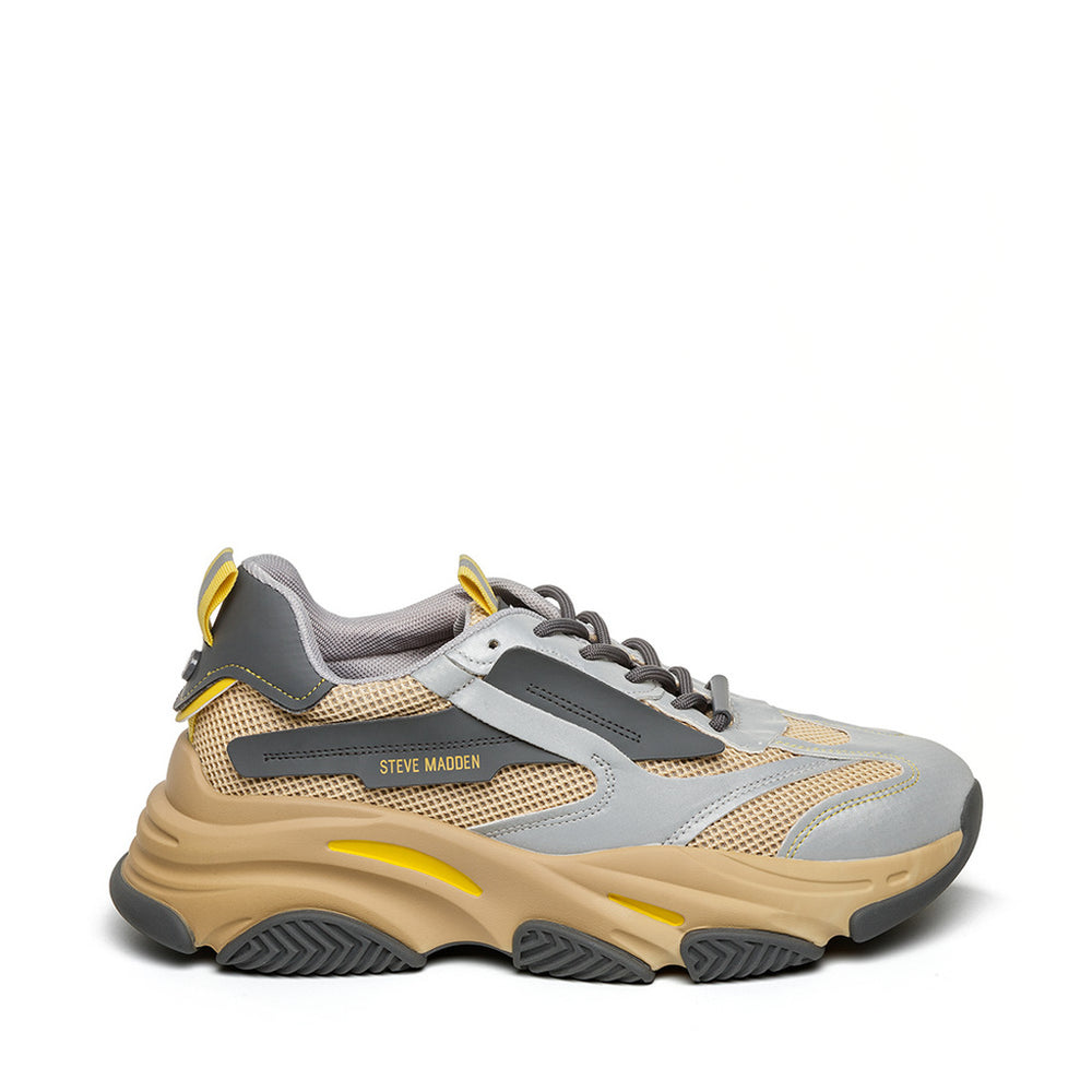 Steve Madden Men Possess Sneaker YELLOW MULTI Sneakers All Products