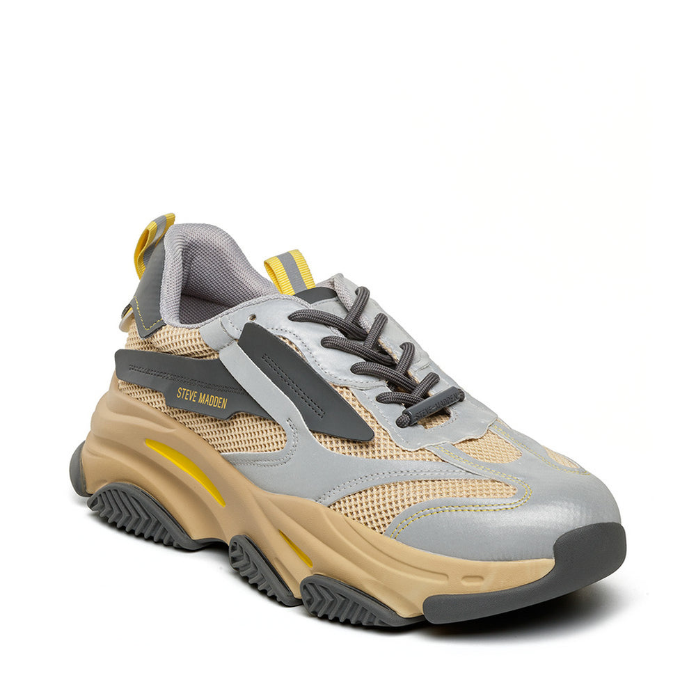 Steve Madden Men Possess Sneaker YELLOW MULTI Sneakers All Products