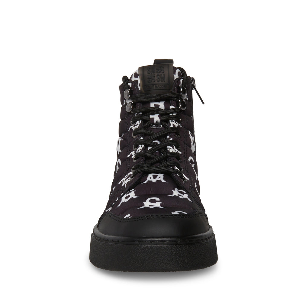 Steve Madden Men Praise Sneaker BLACK/WHTE Sneakers All Products