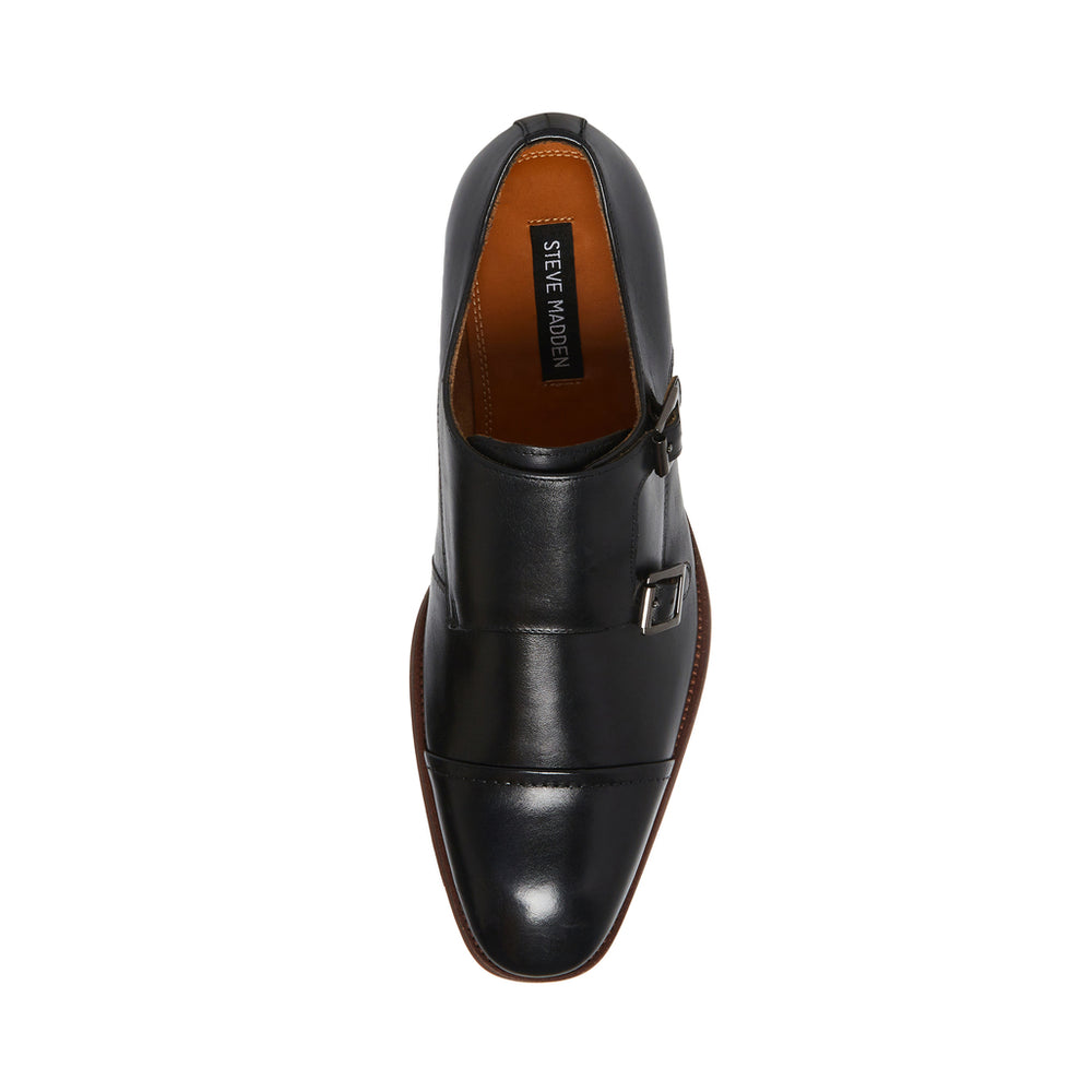Steve Madden Men Kaleo Dress shoe BLACK LEATHER Business All Products