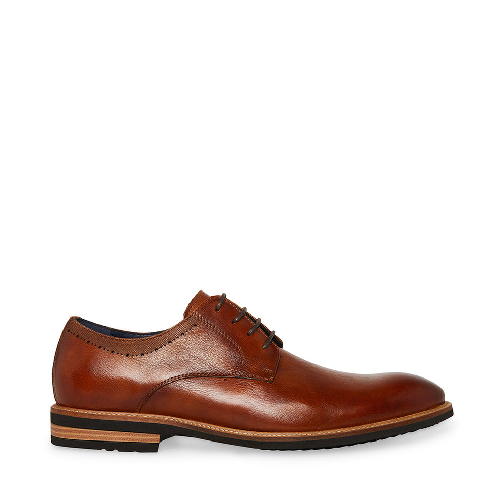 Steve Madden Men Arthur Lace-up TAN LEATHER Business All Products