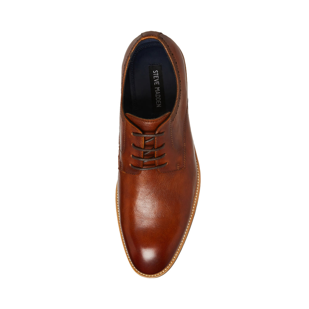 Steve Madden Men Arthur Lace-up TAN LEATHER Business All Products