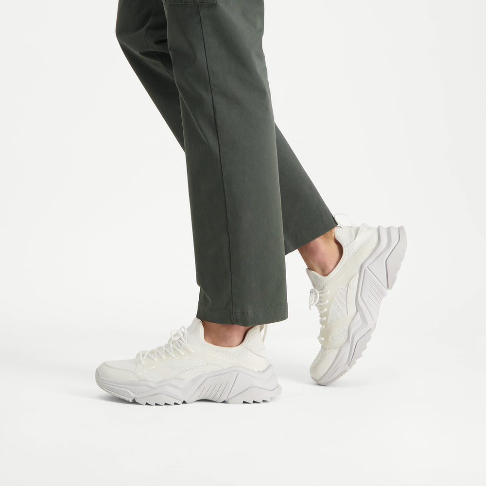 Steve Madden Men Waves Sneaker WHITE Sneakers All Products