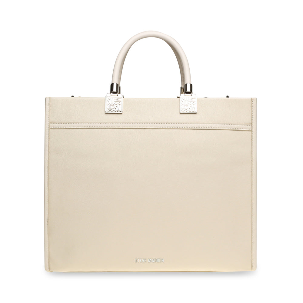 Steve Madden Bags Briches Tote BONE/SILVER Bags All Products