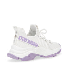 Steve Madden Mac-E Sneaker WHITE/LAVENDER Sneakers All Products