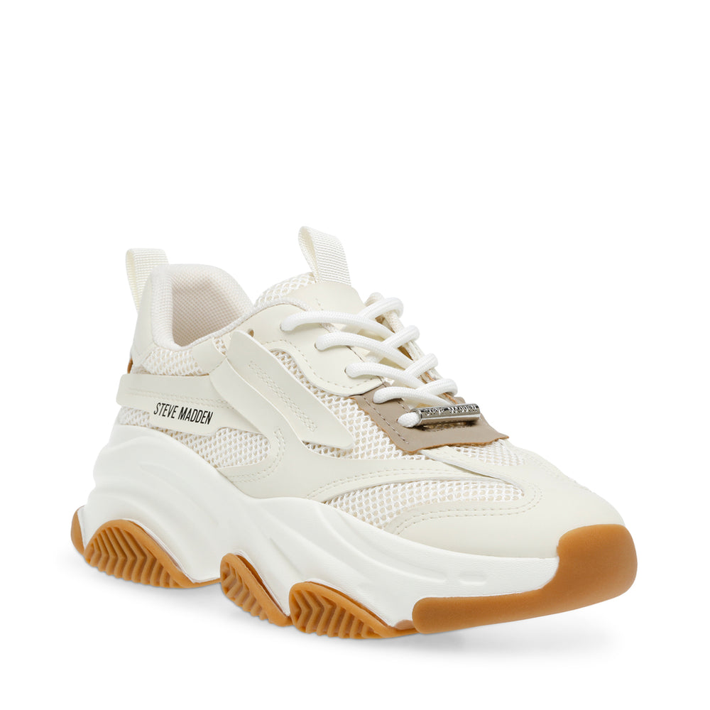 Steve Madden Possession-E Sneaker WHITE/GUM Sneakers 90's Nostalgia