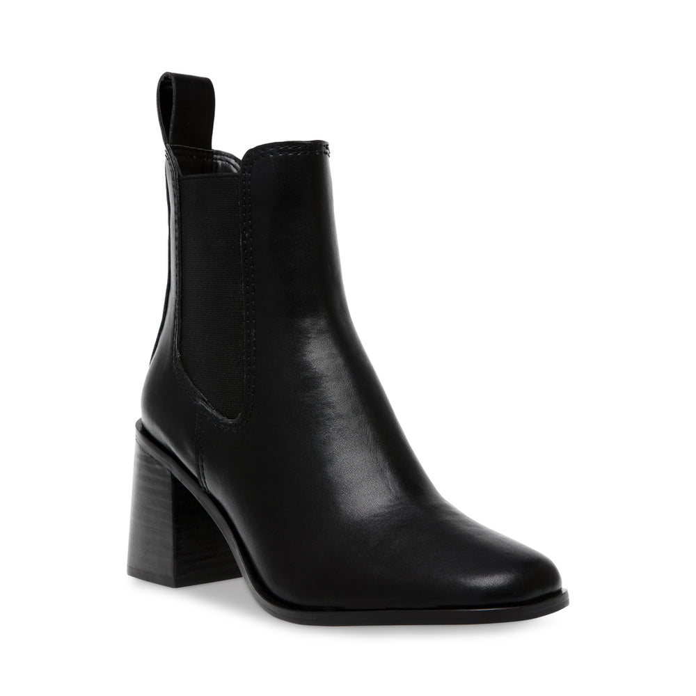 Steve Madden Achiever Bootie BLK ACTION LEATHER Ankle boots All Products